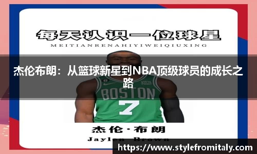 杰伦布朗：从篮球新星到NBA顶级球员的成长之路